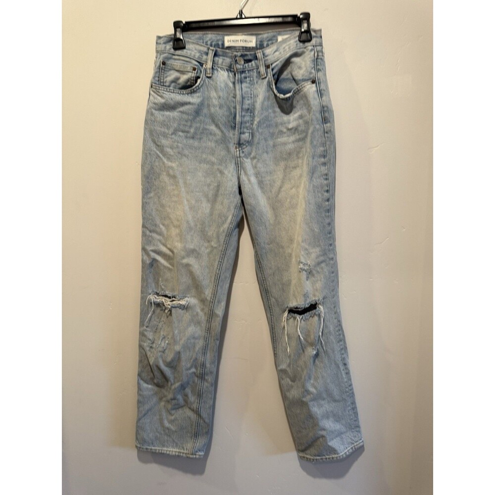 Denim Forum Jeans Womens 26 Joni High Rise Loose Aritzia Denim 90s Slouchy